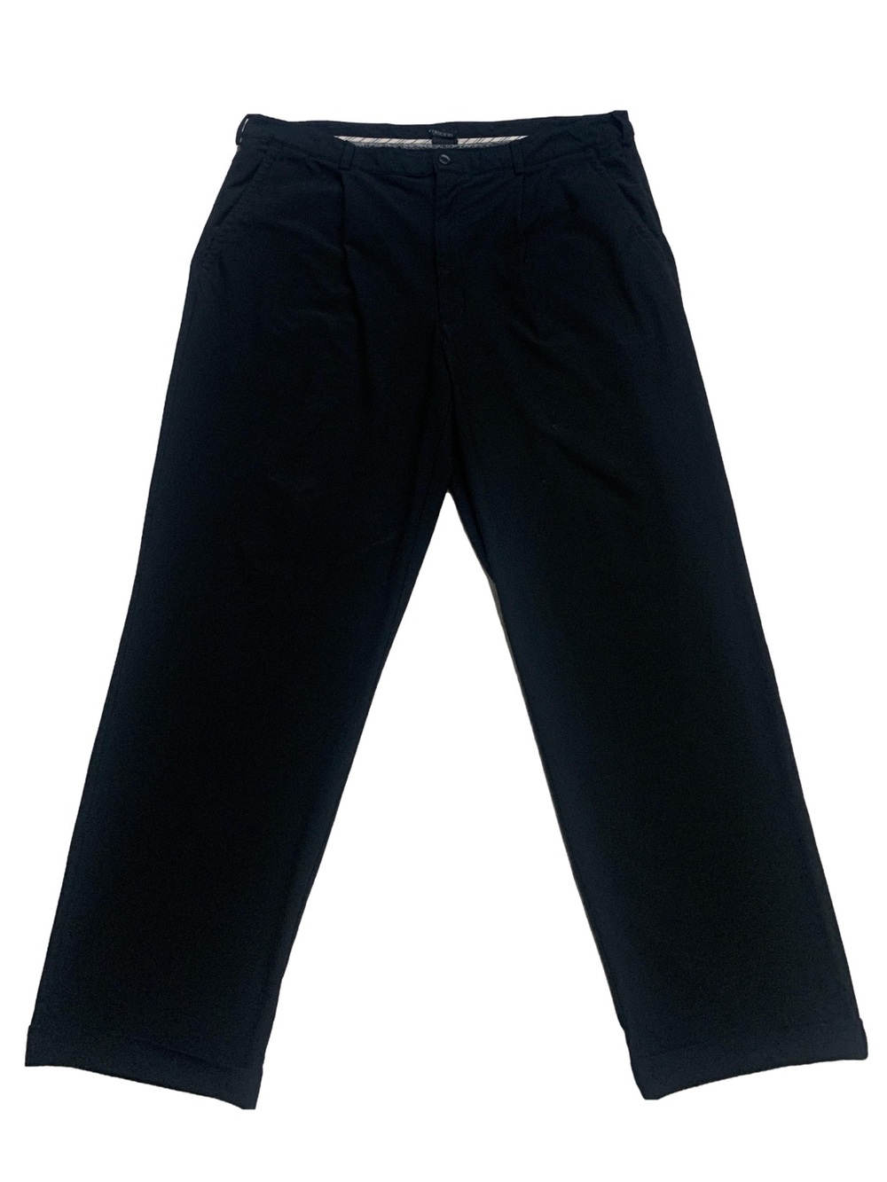 Nike Black Dri-Fit Men's 40X32 Flat Front Khaki Casual Golf Pants